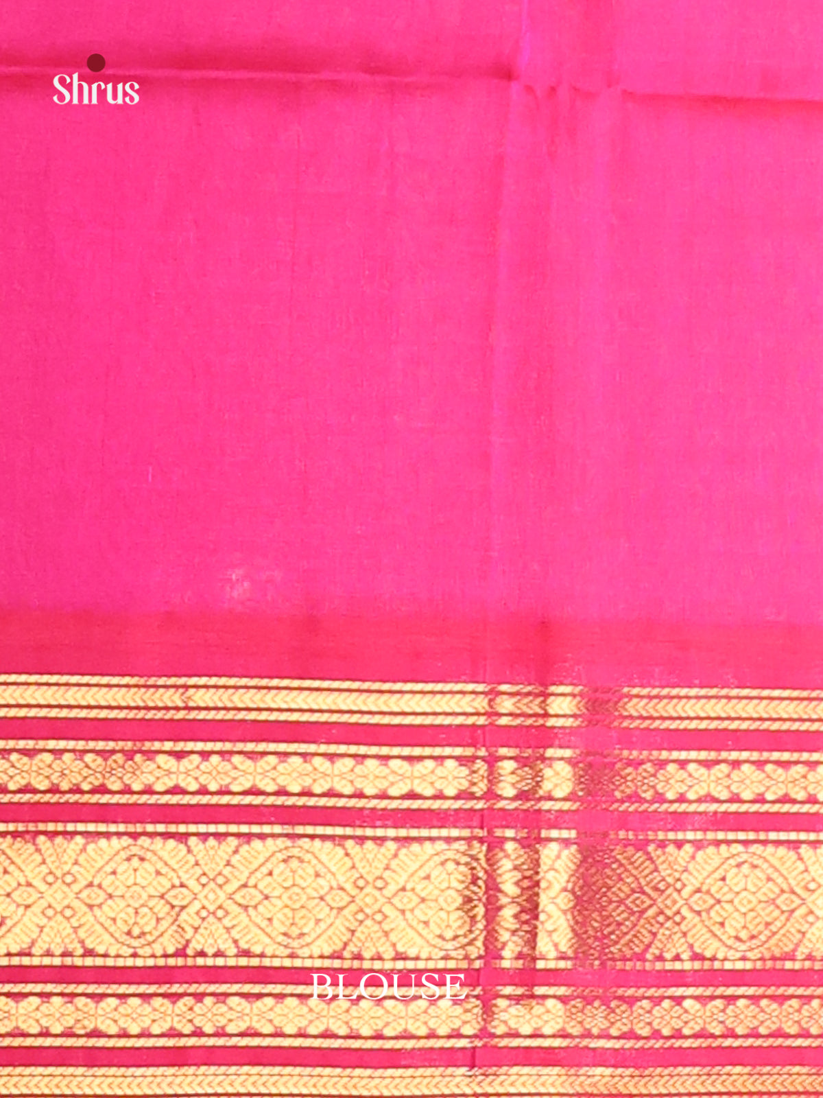 Peacock Green & Pink Silk Cotton Korvai-Small border Saree -1