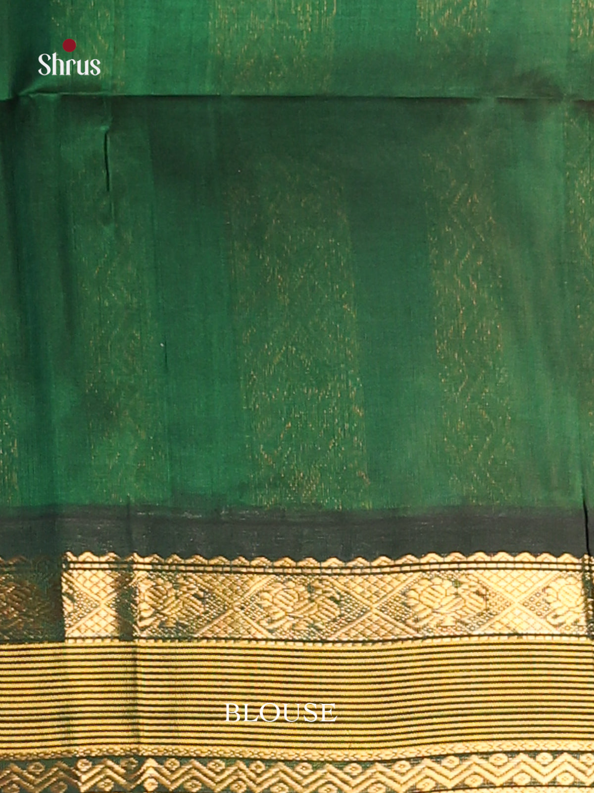 Pink & Green Silk Cotton Korvai-Small border Saree -1