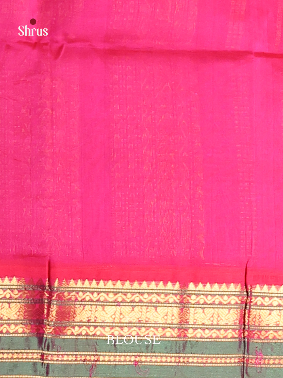 Classy Green Silk Cotton Korvai-Small border Saree -1