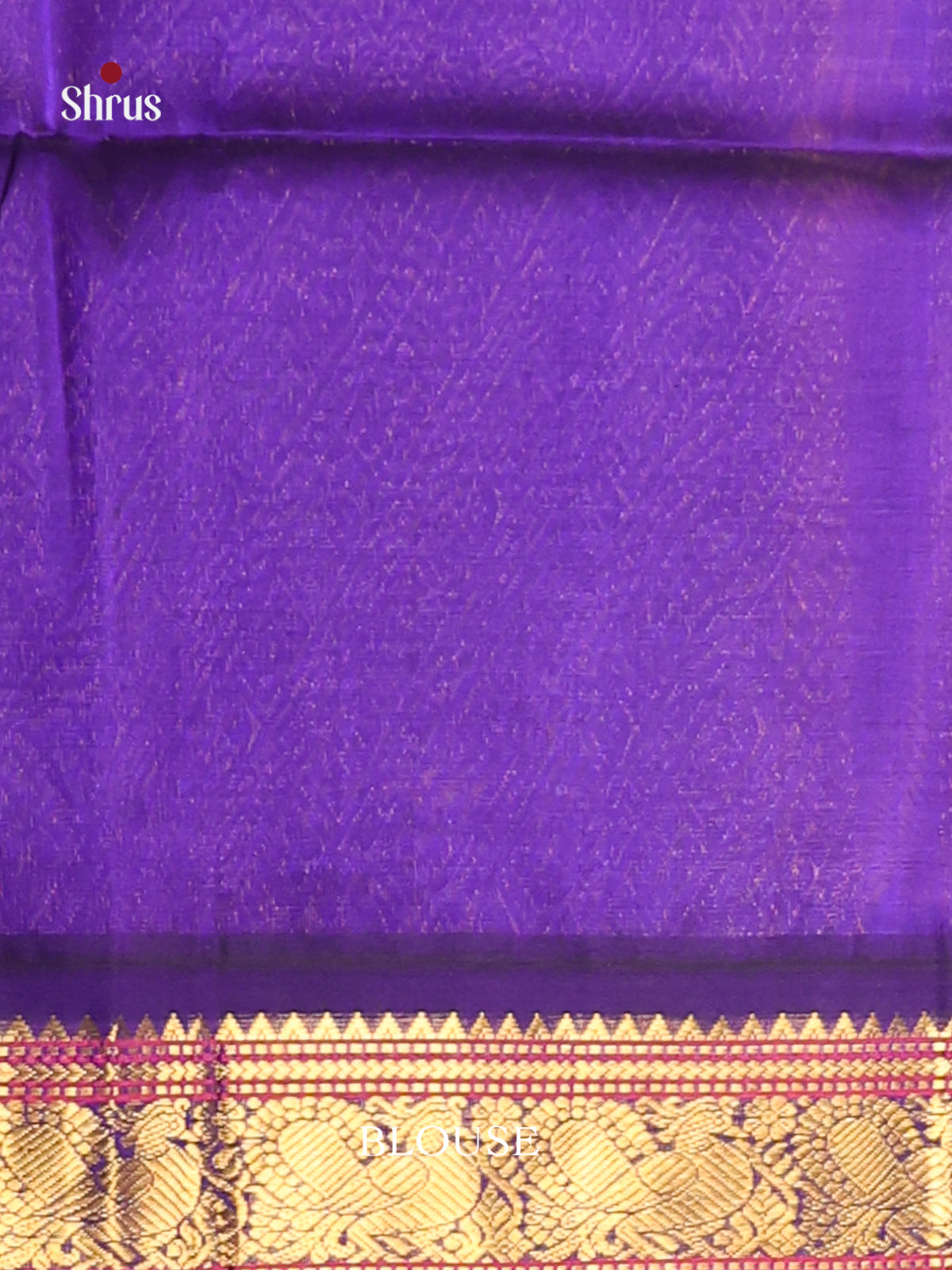 Sky Blue & Blue Silk Cotton Korvai-Small border Saree - Shop on Shrus.com