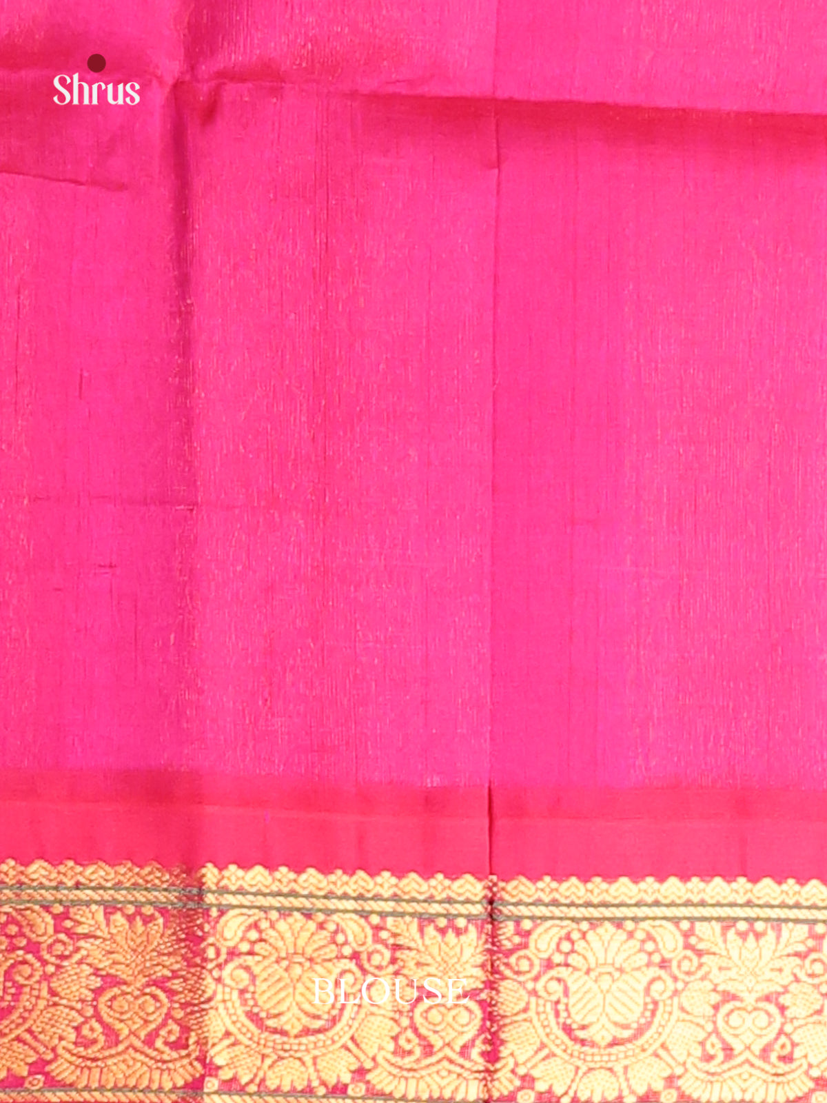 Green & Pink Silk Cotton Korvai-Small border Saree -1