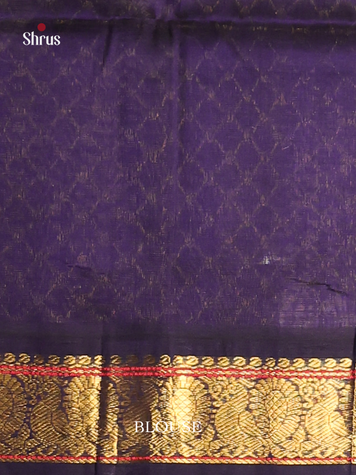 Pink & Blue Silk Cotton Korvai-kattams Saree -1