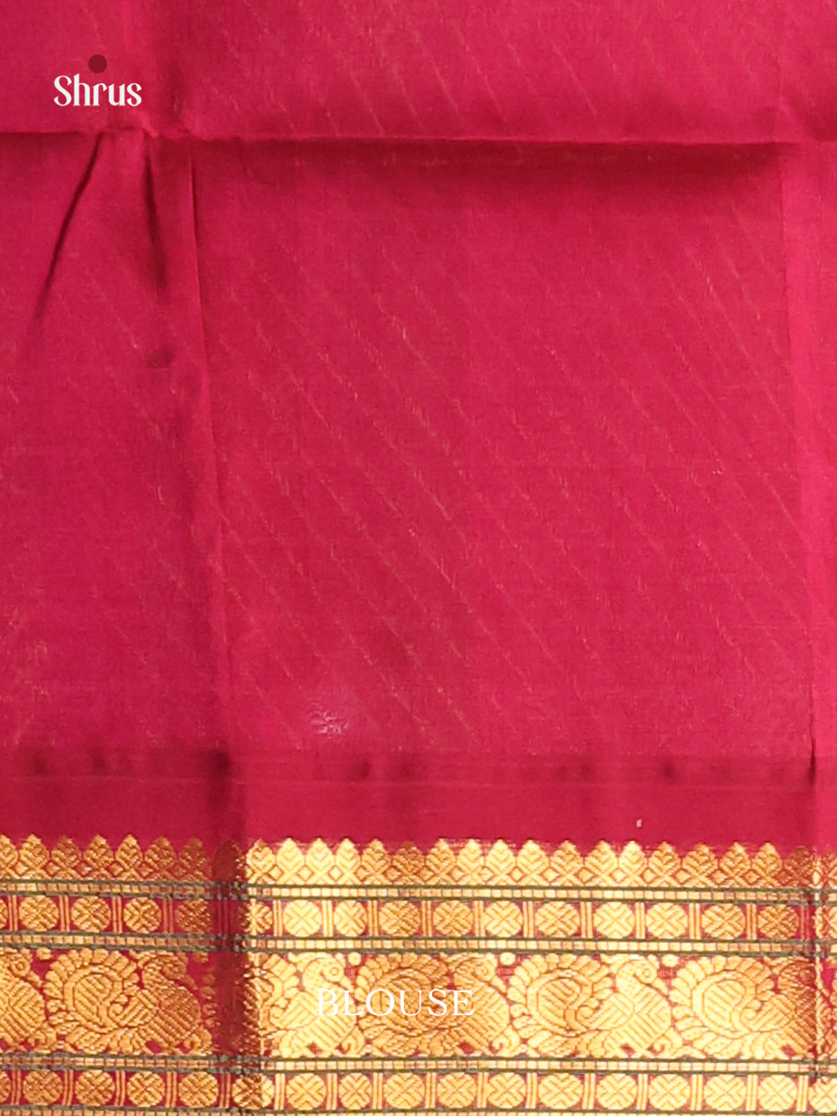 Onion Peel & Maroon Silk Cotton Korvai-kattams Saree - Shop on Shrus.com