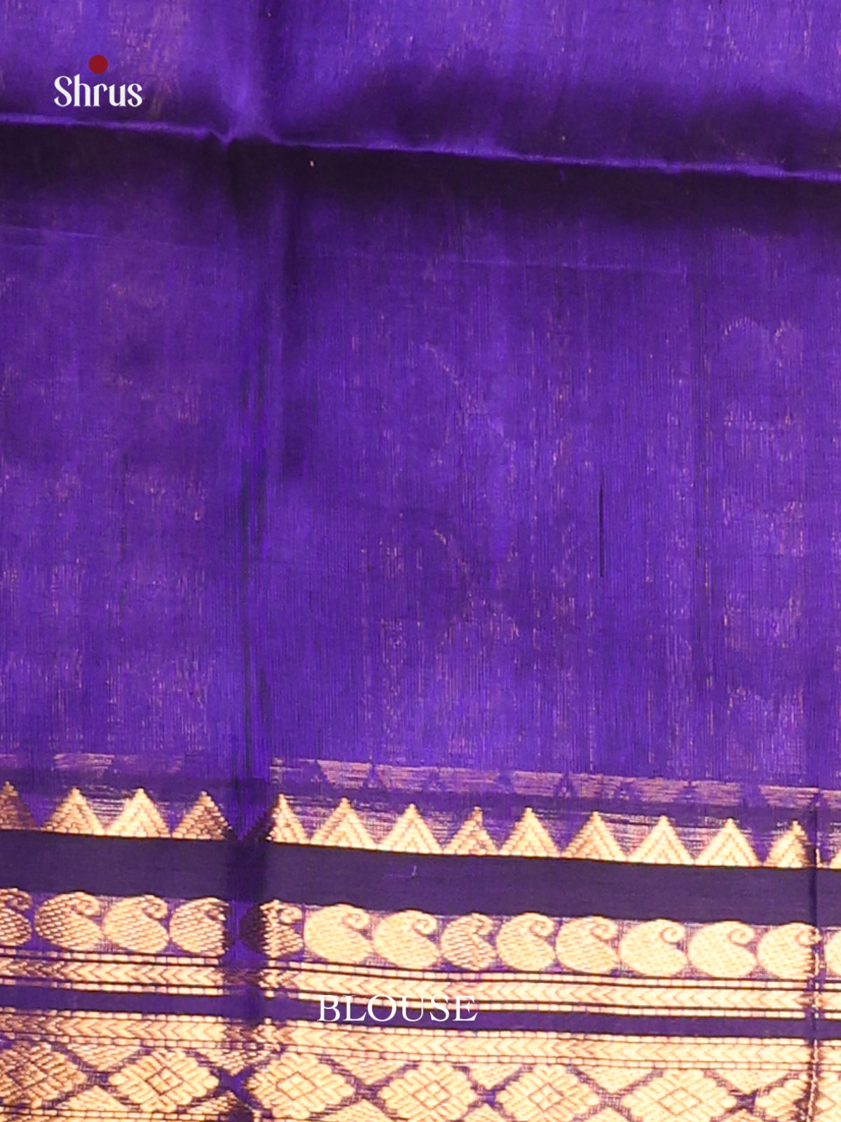 Grey & Blue Silk Cotton Korvai-kattams Saree - Shop on Shrus.com