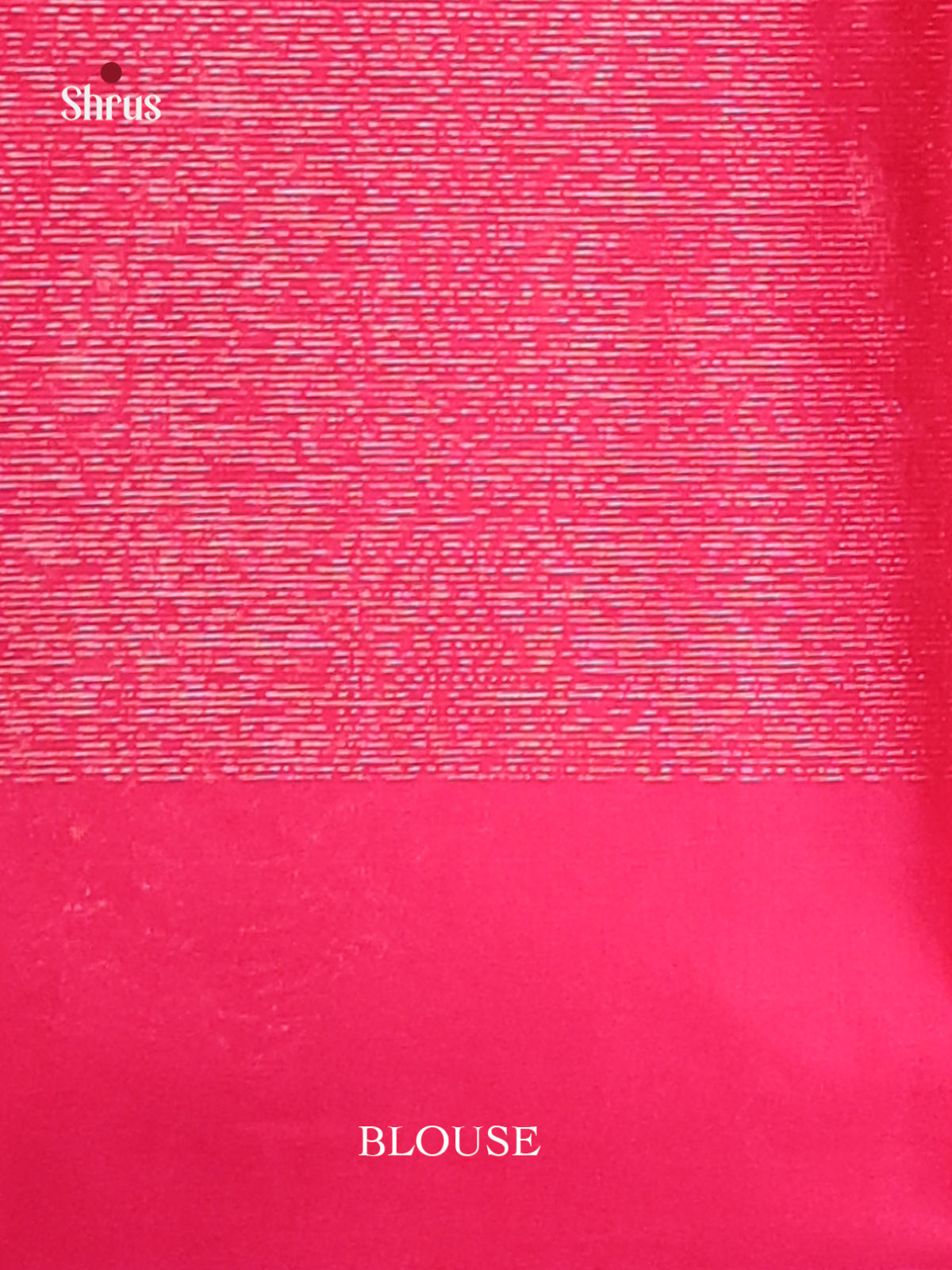 Pink single tone Silk Cotton Saree with zari buttas -1
