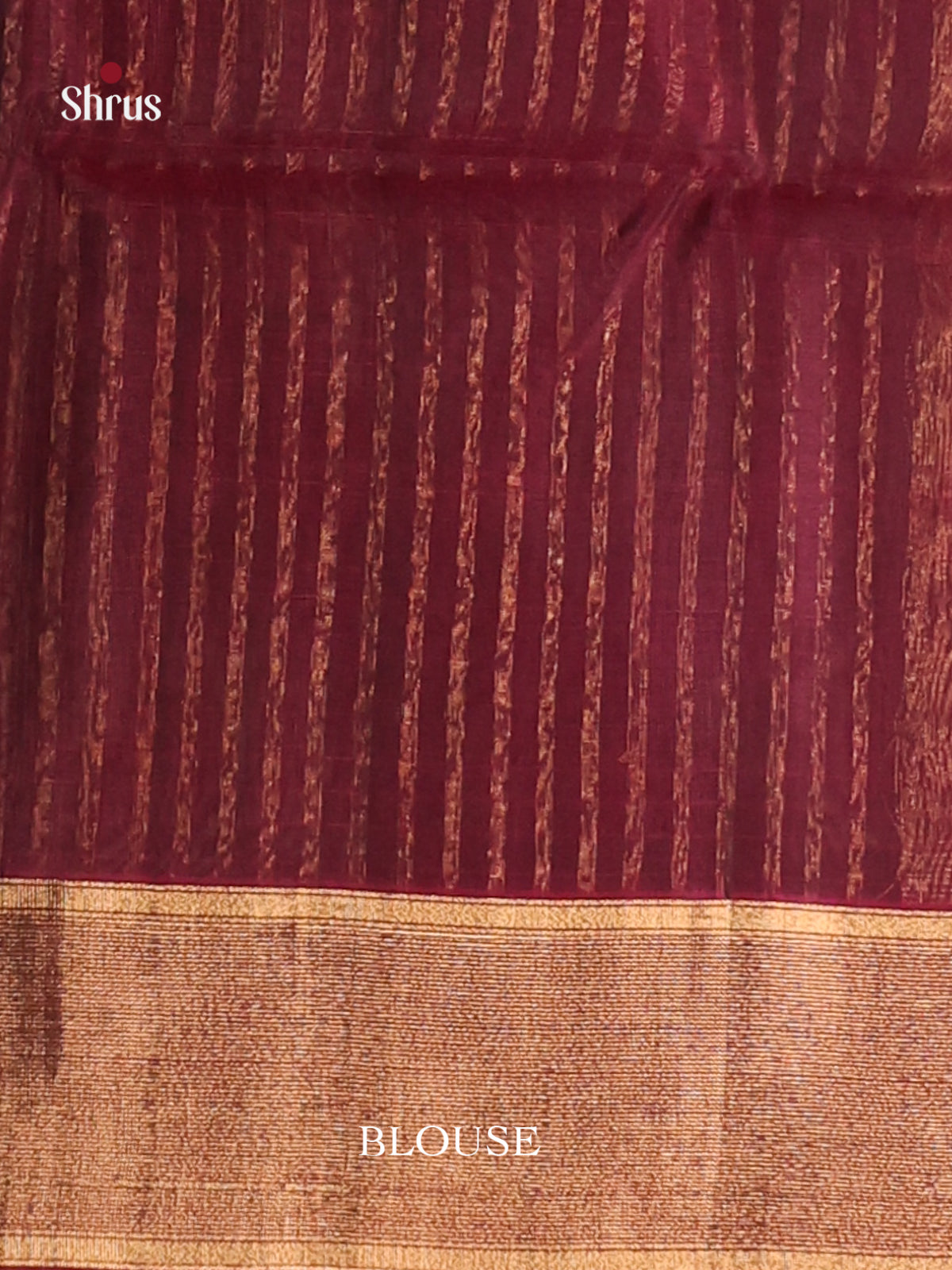 Green & Maroon Silk Cotton Saree gleams with zari floral buttas - Shop on Shrus.com