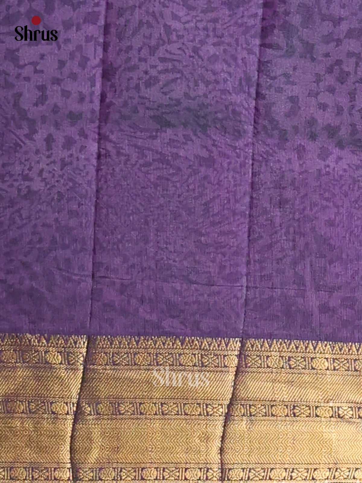 Teal Blue & Purple - Semi Patola Saree - Shop on Shrus.com