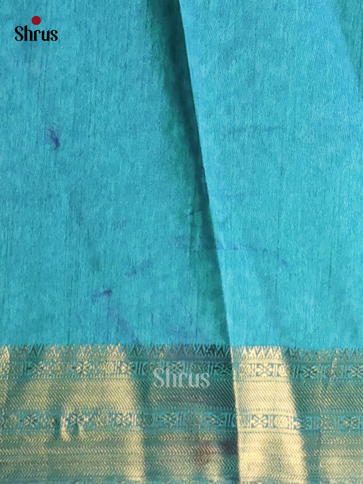 Grey & Blue- Semi Patola Saree - Shop on Shrus.com