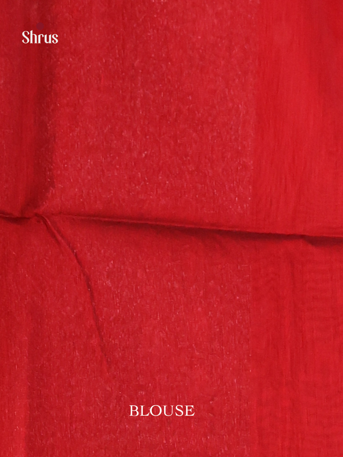 Red- Semi Silkcotton Saree - Shop on Shrus.com