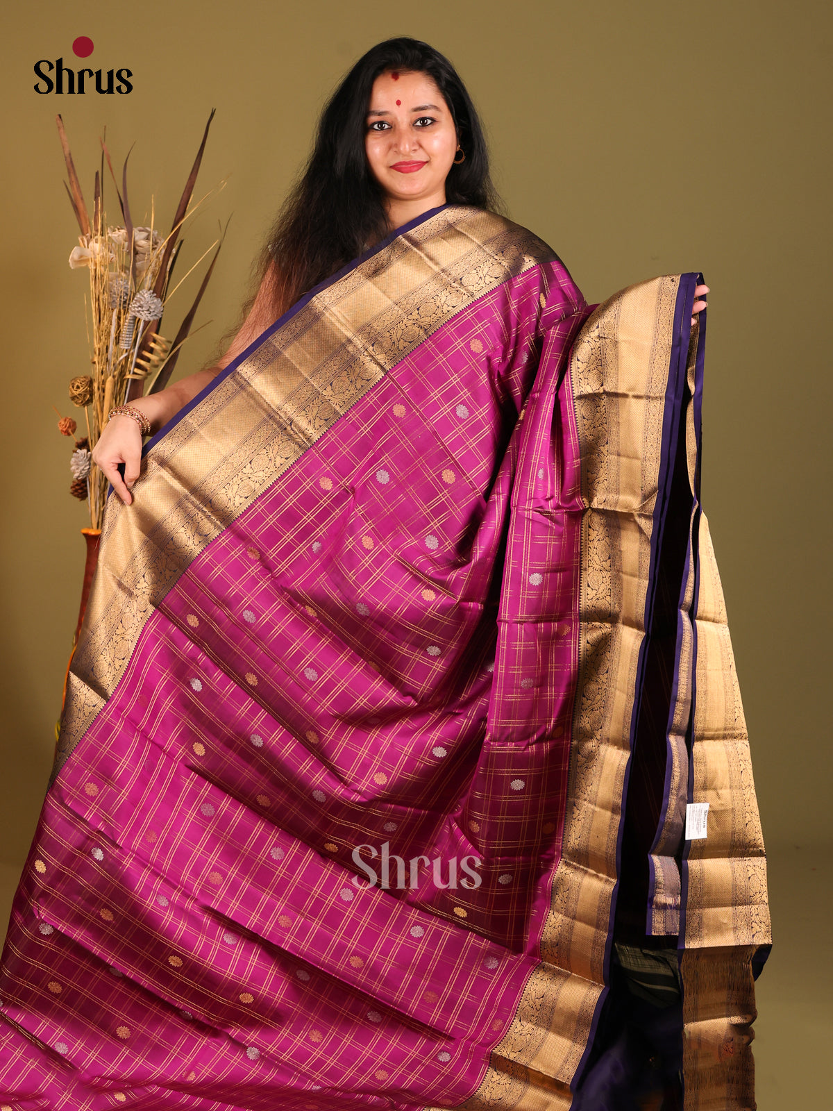 DHS04004 - Kanchipuram silk Saree