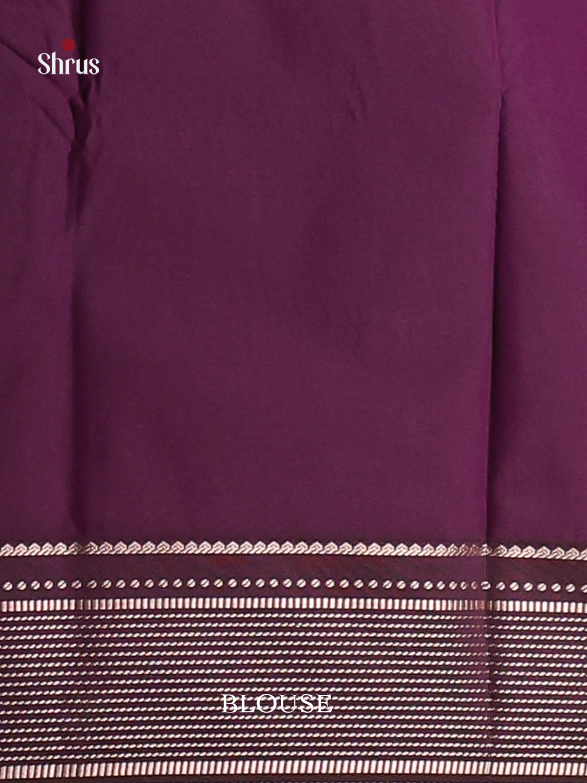 Dusty Pink & Purple- Semi Kanchipuram Saree - Shop on Shrus.com