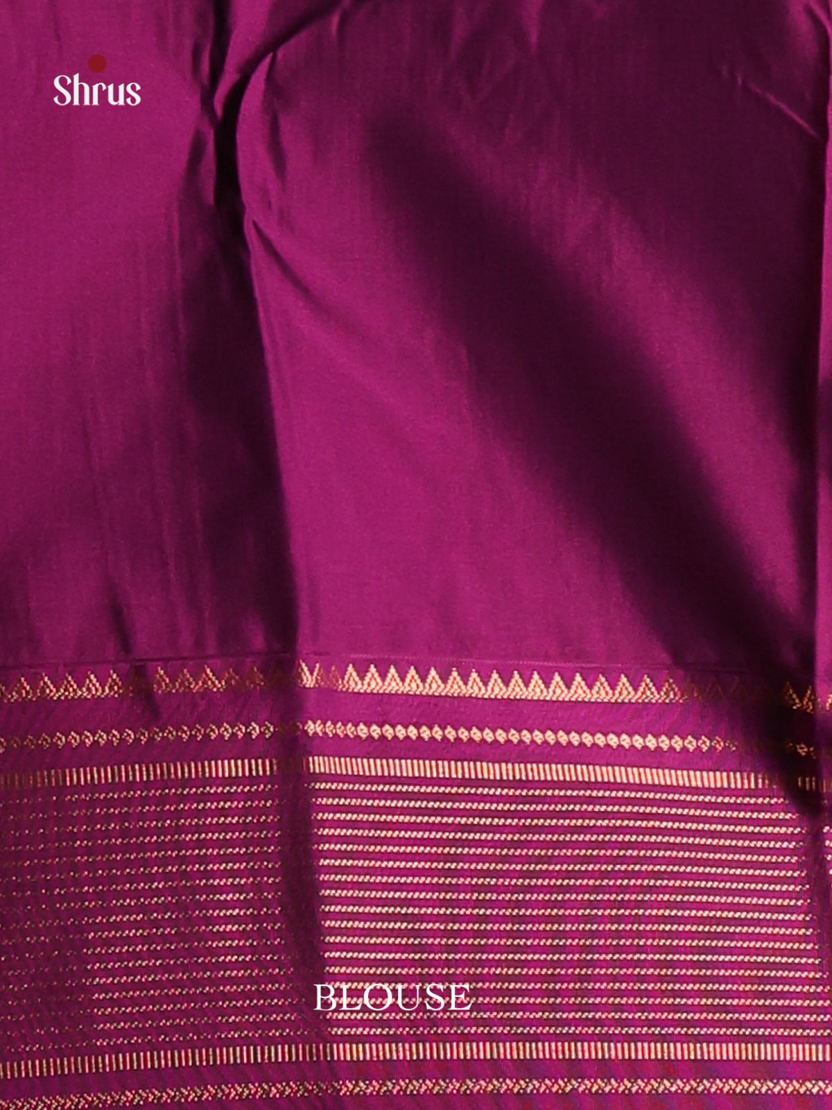 Green & Purple- Semi Kanchipuram Saree - Shop on Shrus.com