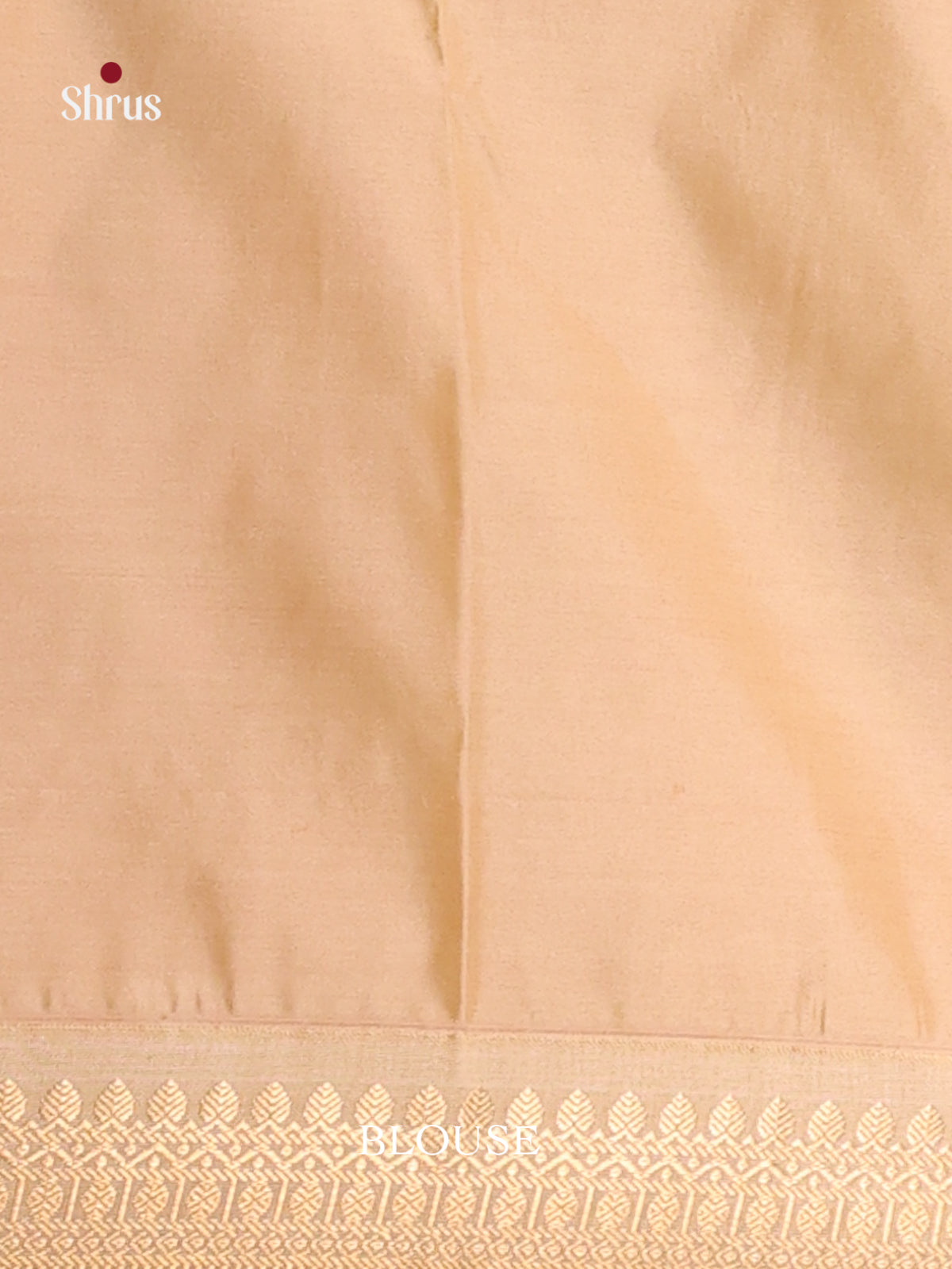 Pink & Cream- Semi Kanchipuram Saree - Shop on Shrus.com