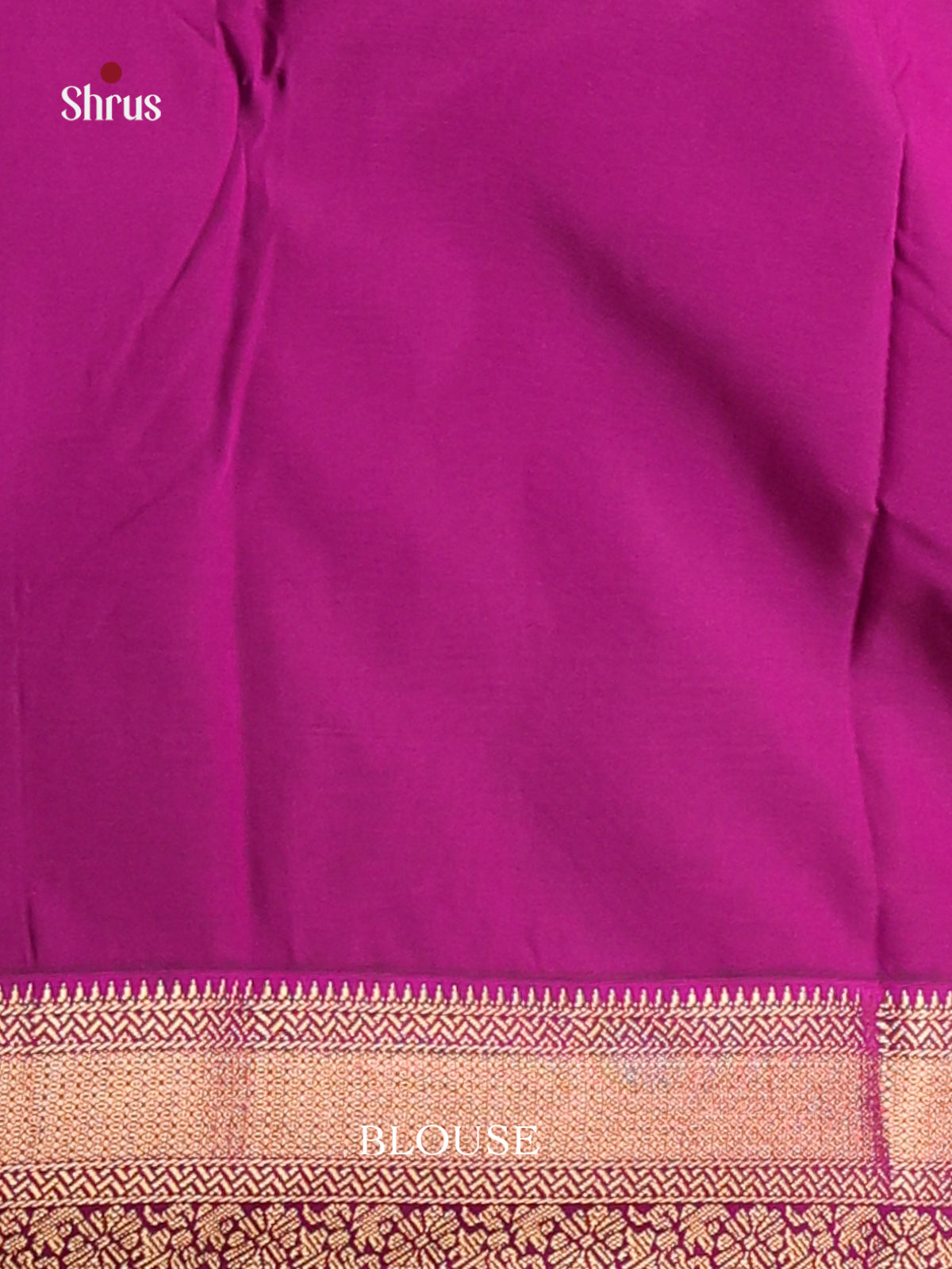 Green & Purple - Semi Kanchipuram Saree - Shop on Shrus.com
