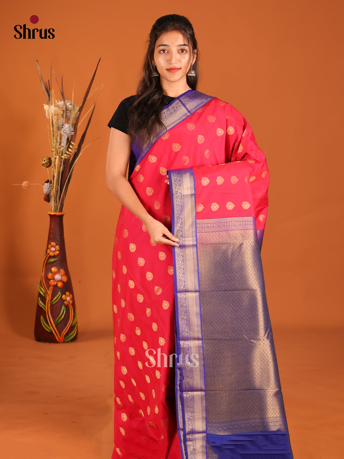DHS04094 - Semi Kanchipuram Saree
