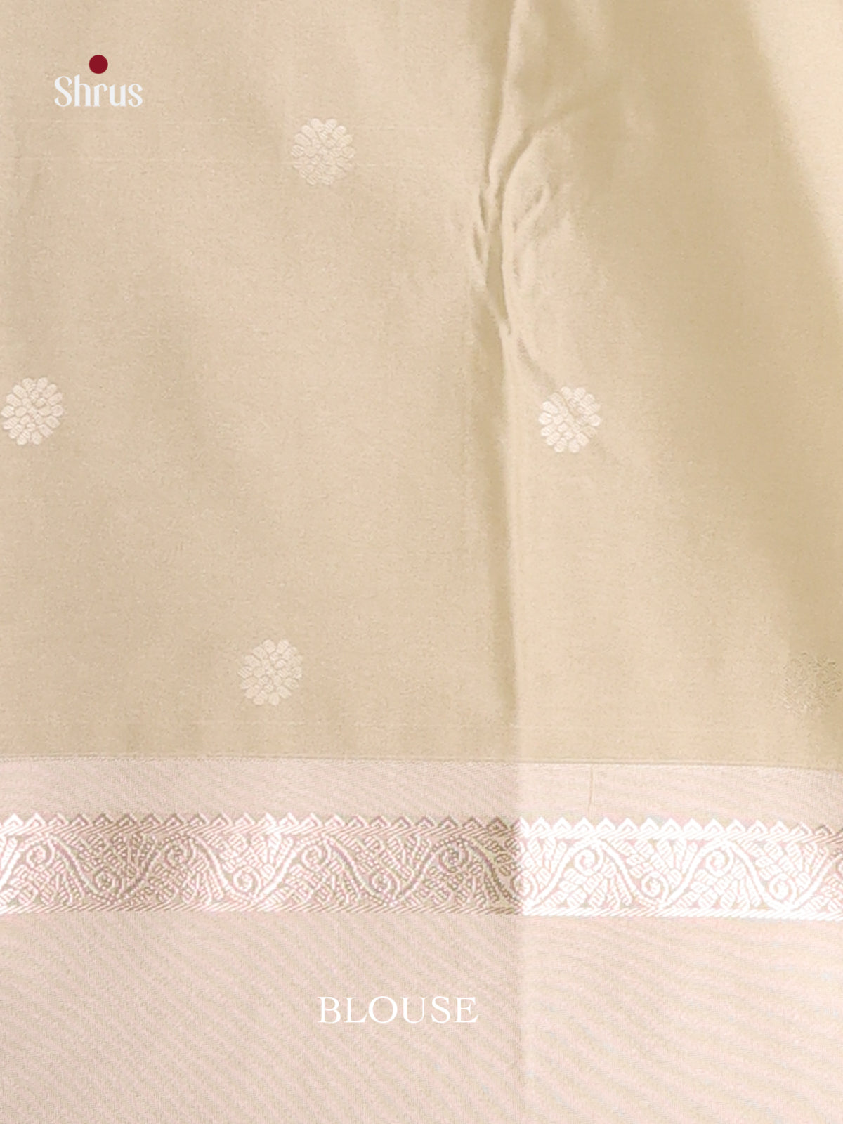 Mambazha Yellow & Cream- Semi Kanchipuram Saree - Shop on Shrus.com