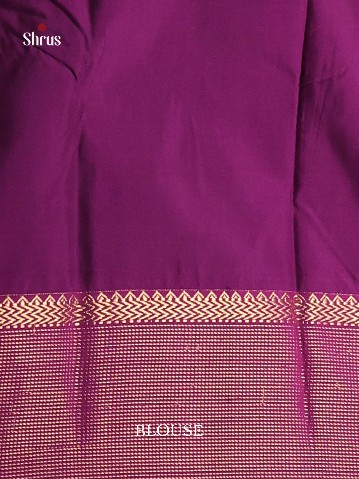 Green & Violet - Semi Kanchipuram Saree - Shop on Shrus.com