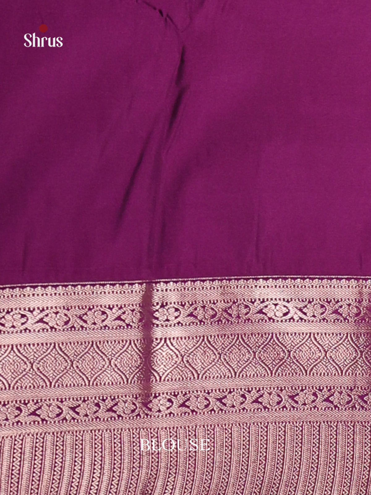 Green & Violet - Semi Kanchipuram Saree - Shop on Shrus.com