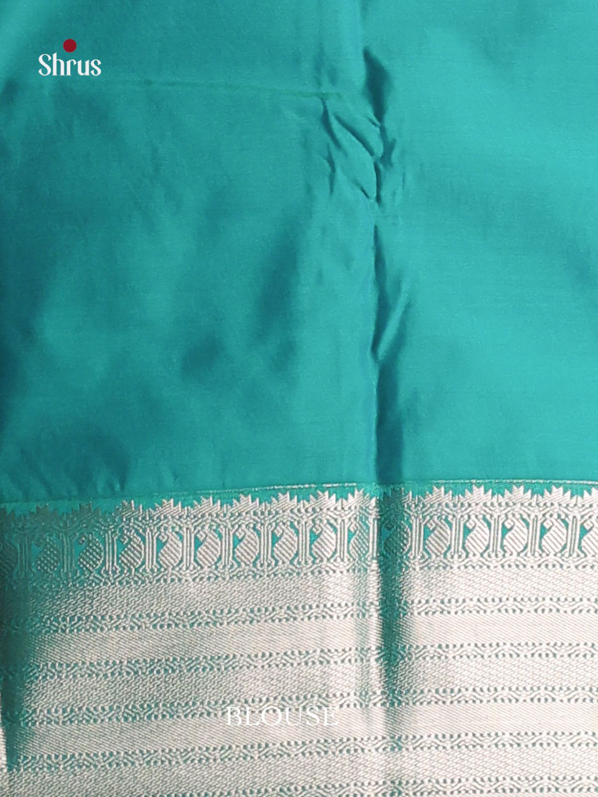 Lavender & Teal - Semi Kanchipuram Saree