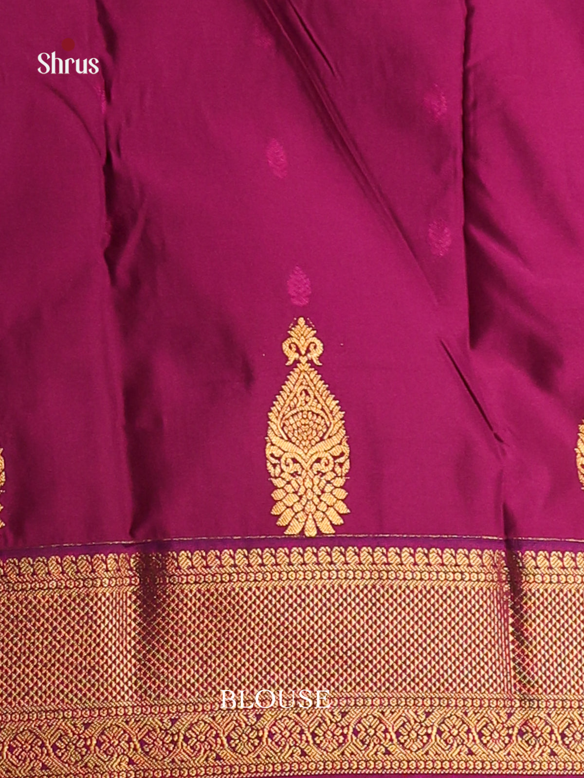 Pastel Green & Purple - Semi Kanchipuram Saree