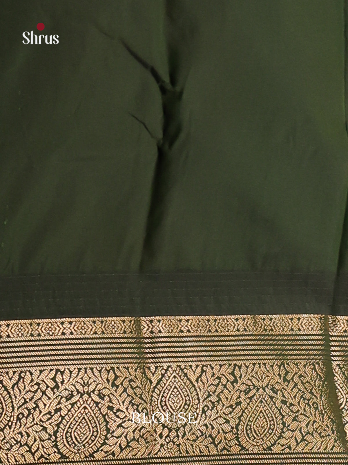 Pink & Green - Semi Kanchipuram Saree - Shop on Shrus.com