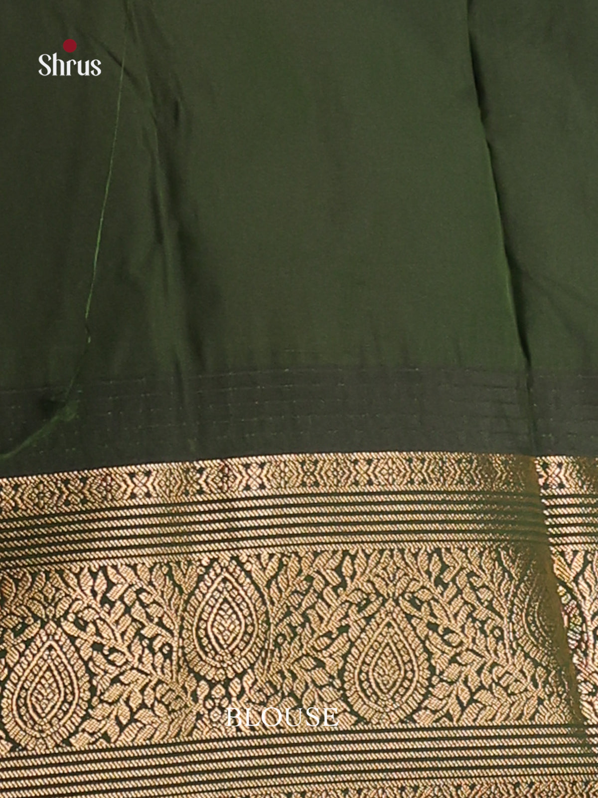 Pink & Green - Semi Kanchipuram Saree - Shop on Shrus.com