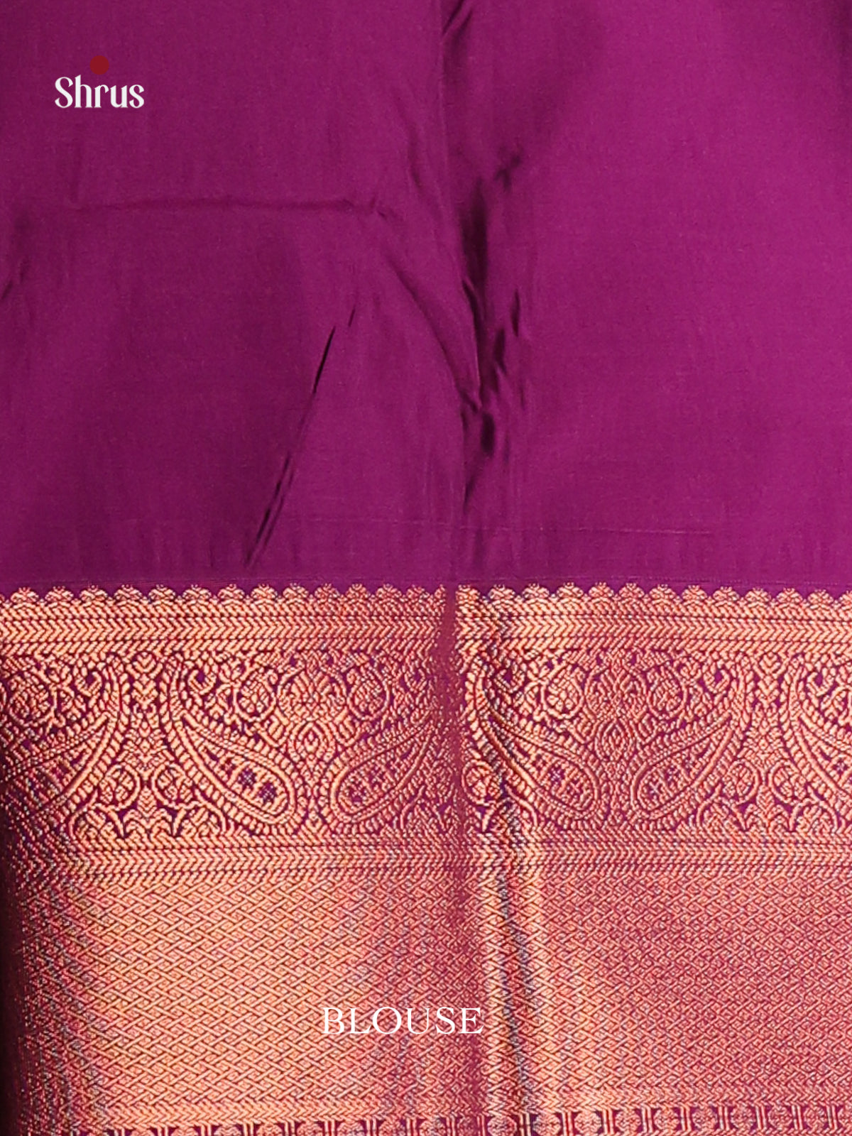Orangish Pink & Purple - Semi Kanchipuram Saree