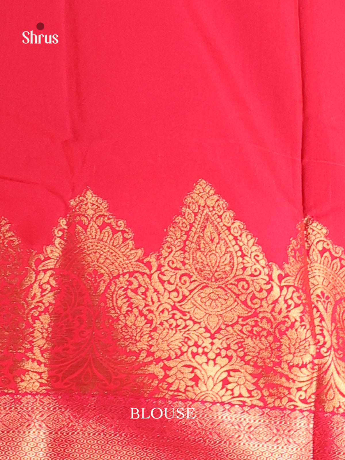 Blue & Pink - Semi Kanchipuram Saree