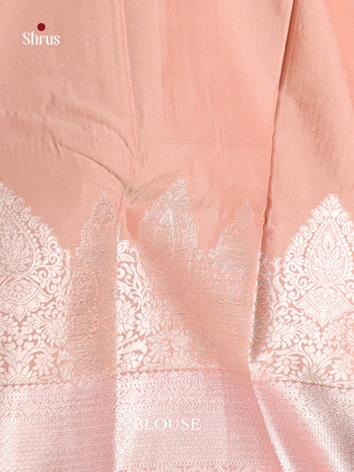 Light Green & Dusty Pink- Semi Kanchipuram Saree - Shop on Shrus.com