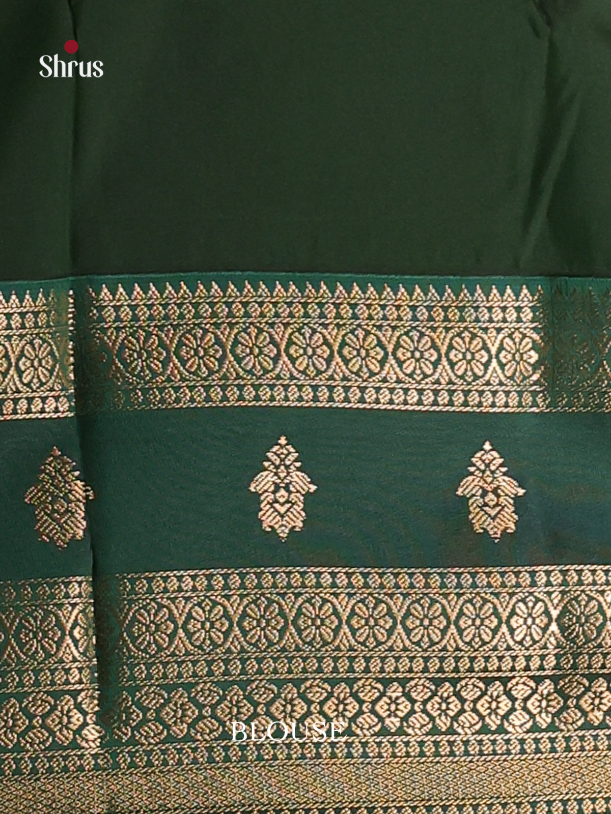 Red & Green - Semi Kanchipuram Saree