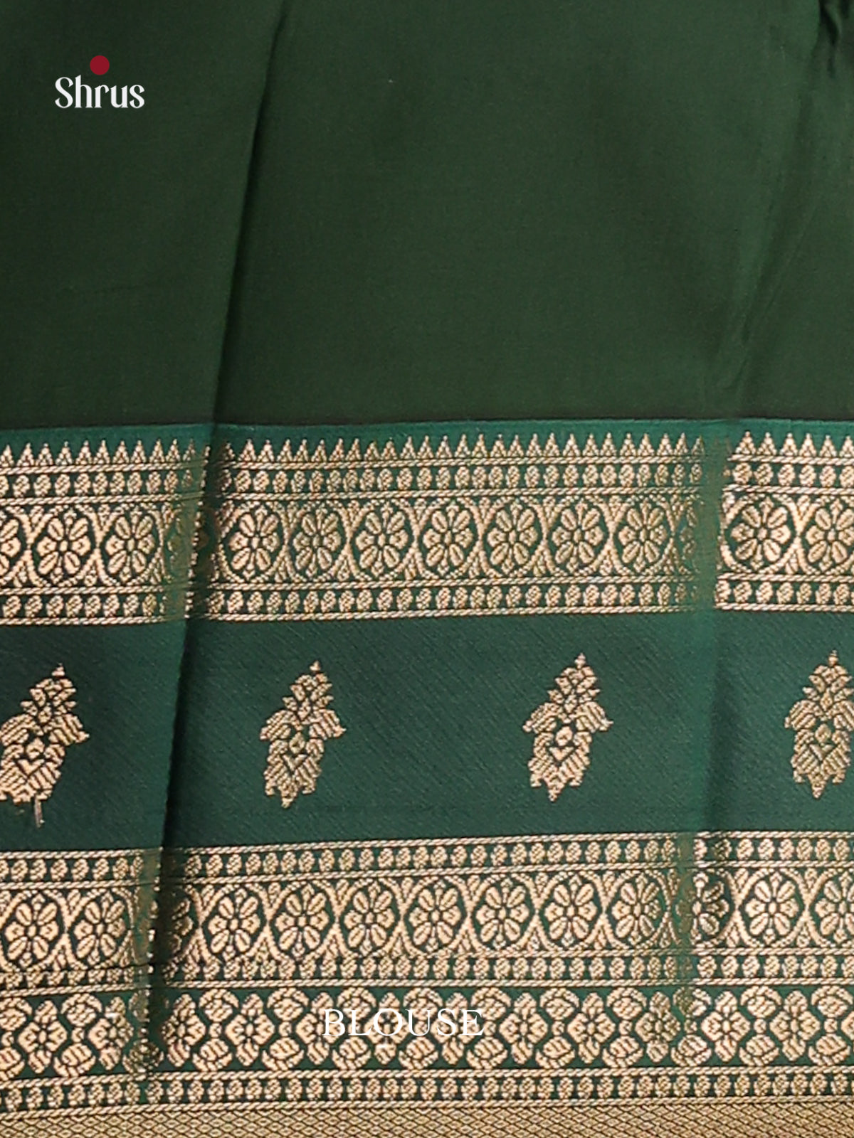 DHS04190 - Semi Kanchipuram Saree - Shop on Shrus.com