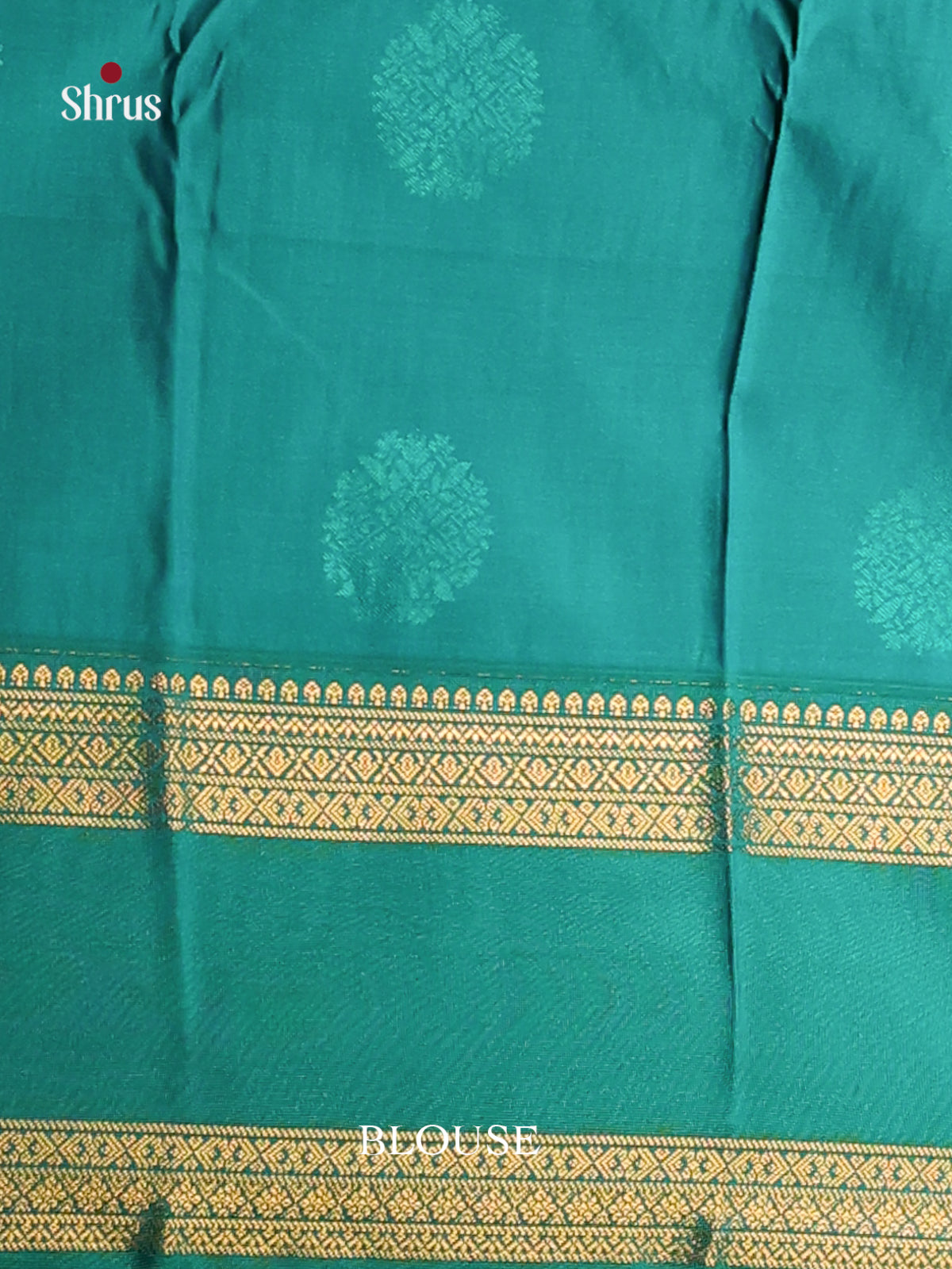 Yellow & Green - Semi Kanchipuram Saree - Shop on Shrus.com