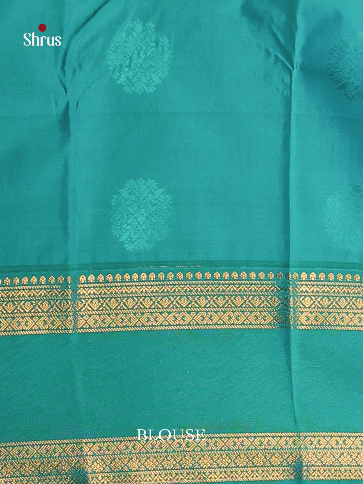 Orange & Green - Semi Kanchipuram Saree - Shop on Shrus.com