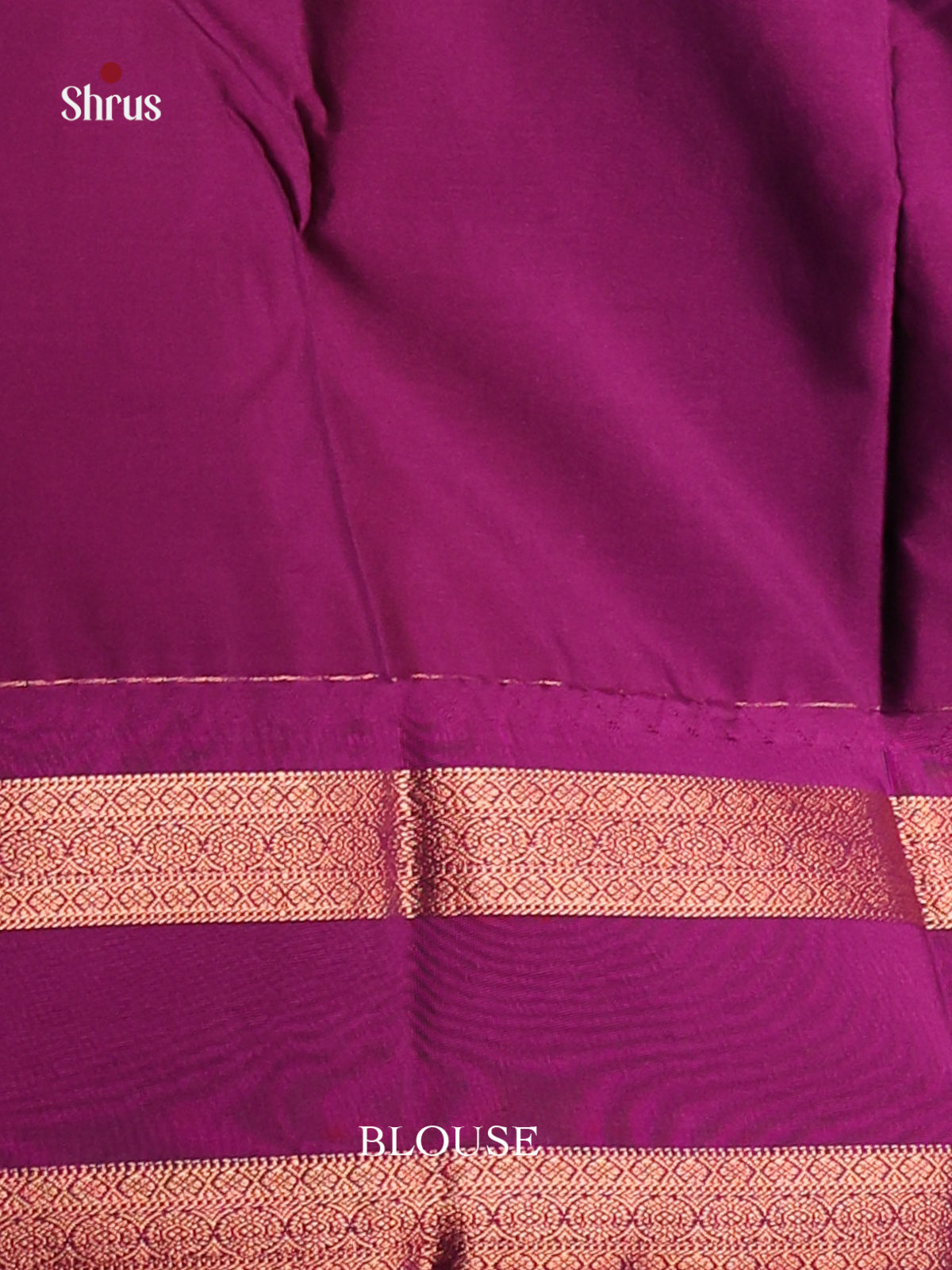 Yellow & Purple - Semi Kanchipuram Saree - Shop on Shrus.com