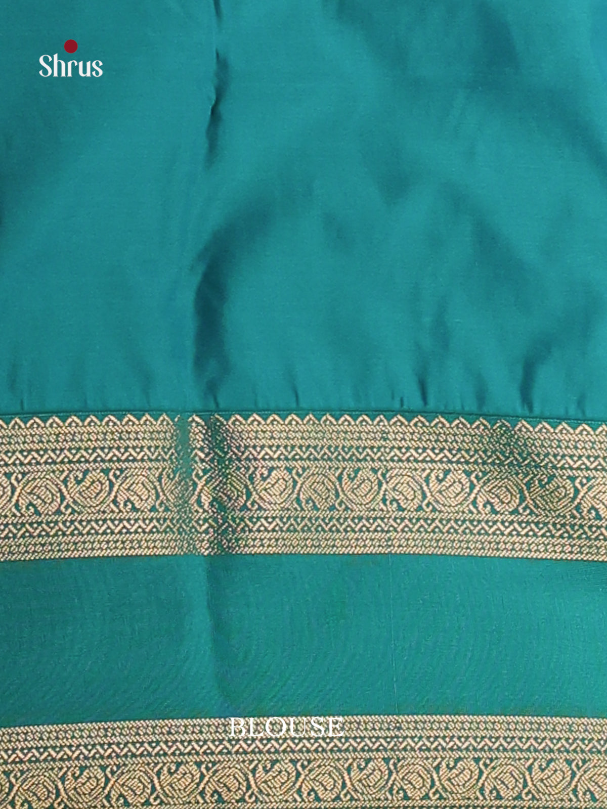 Blue & Teal - Semi Kanchipuram Saree