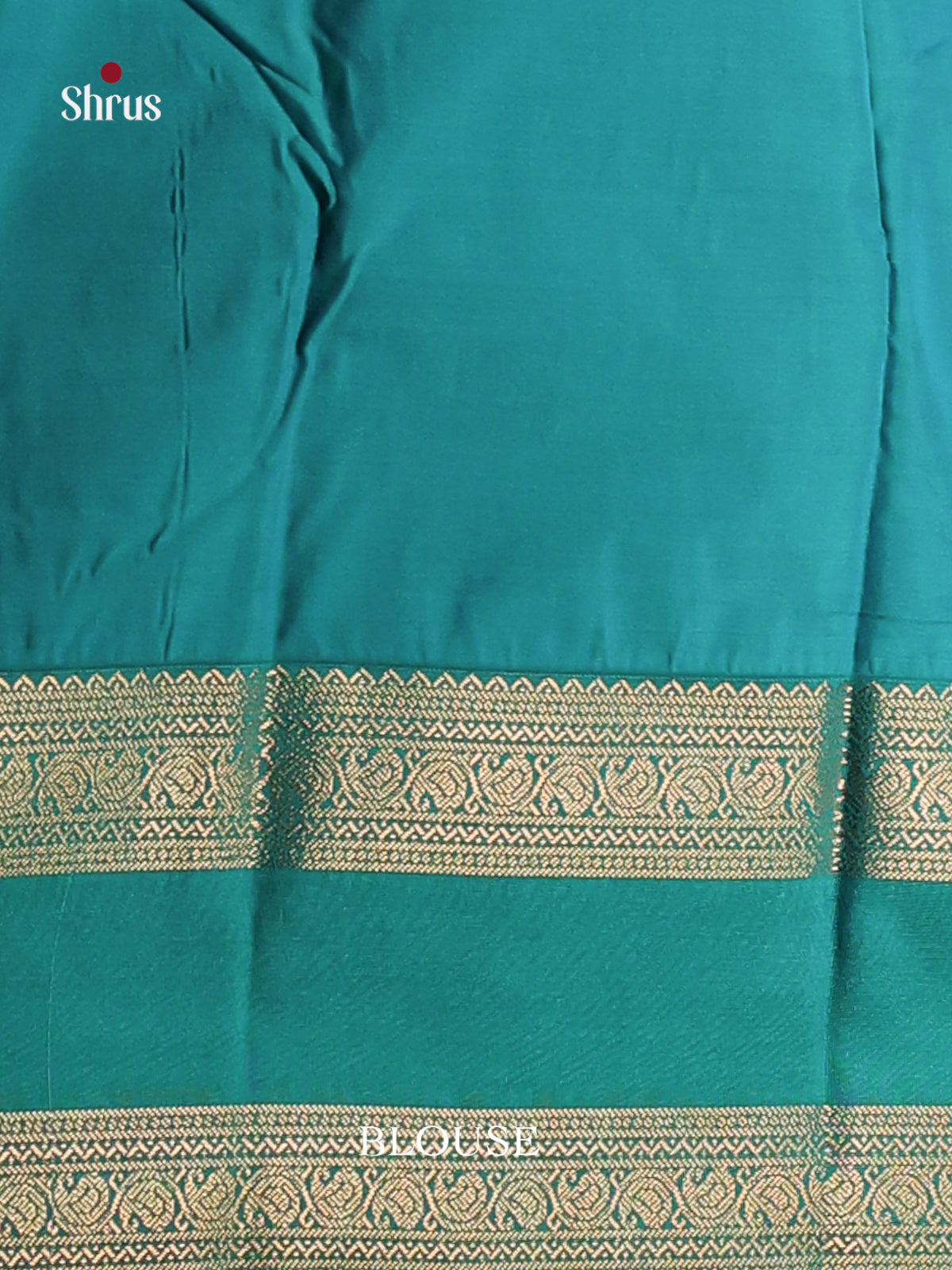 Red & Green - Semi Kanchipuram Saree - Shop on Shrus.com