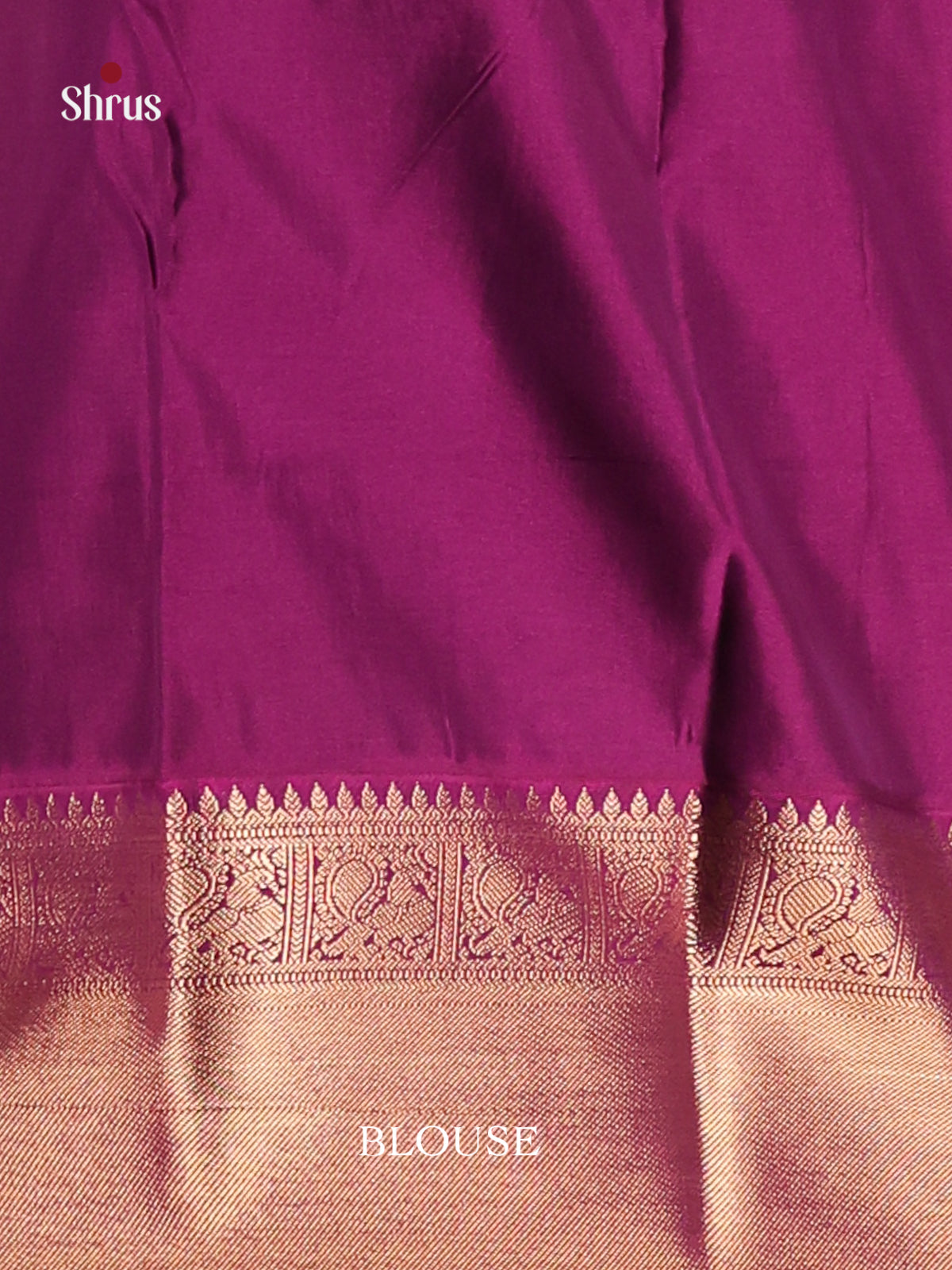 Blue & Purple - Semi Kanchipuram Saree