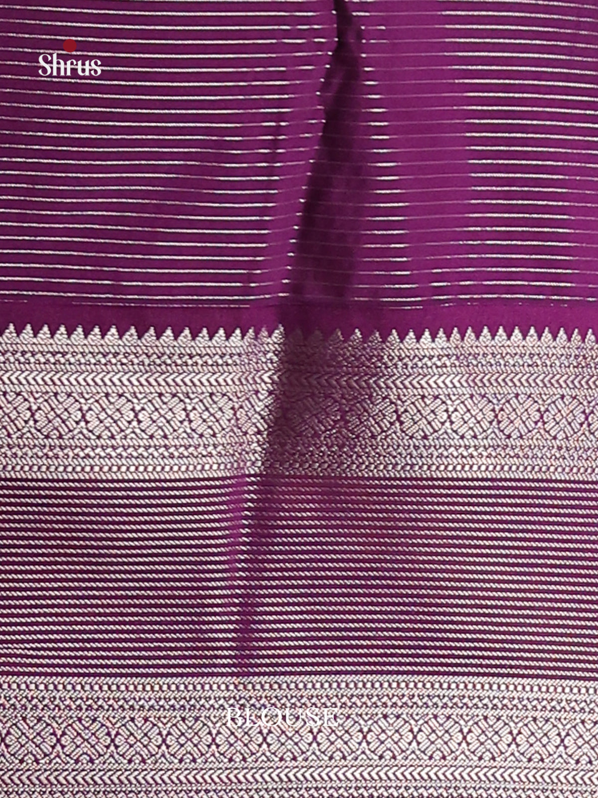 Green & Purple - Semi Kanchipuram Saree