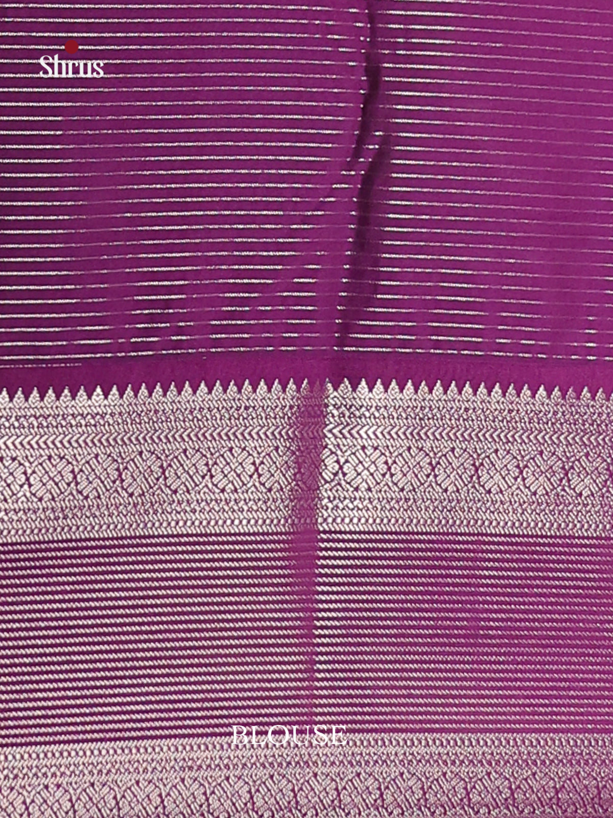 Orange & Purple - Semi Kanchipuram Saree