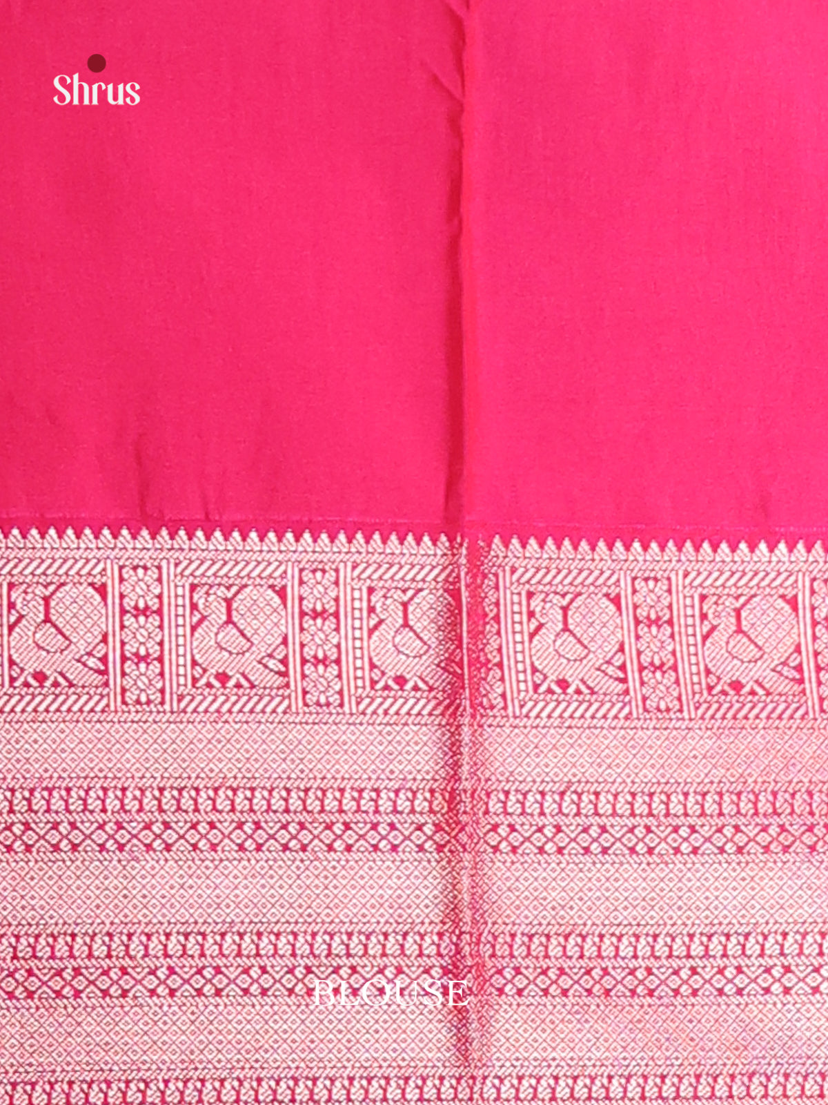 Green & Pink- Semi Kanchipuram Saree