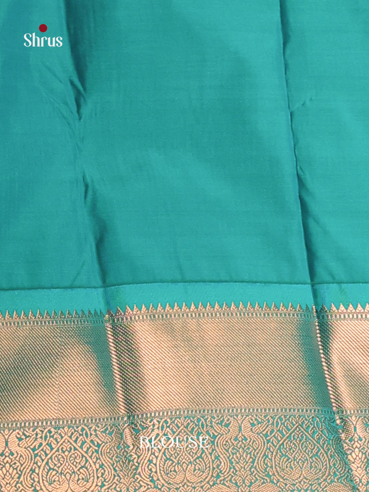 Blue & Green - Semi Kanchipuram Saree