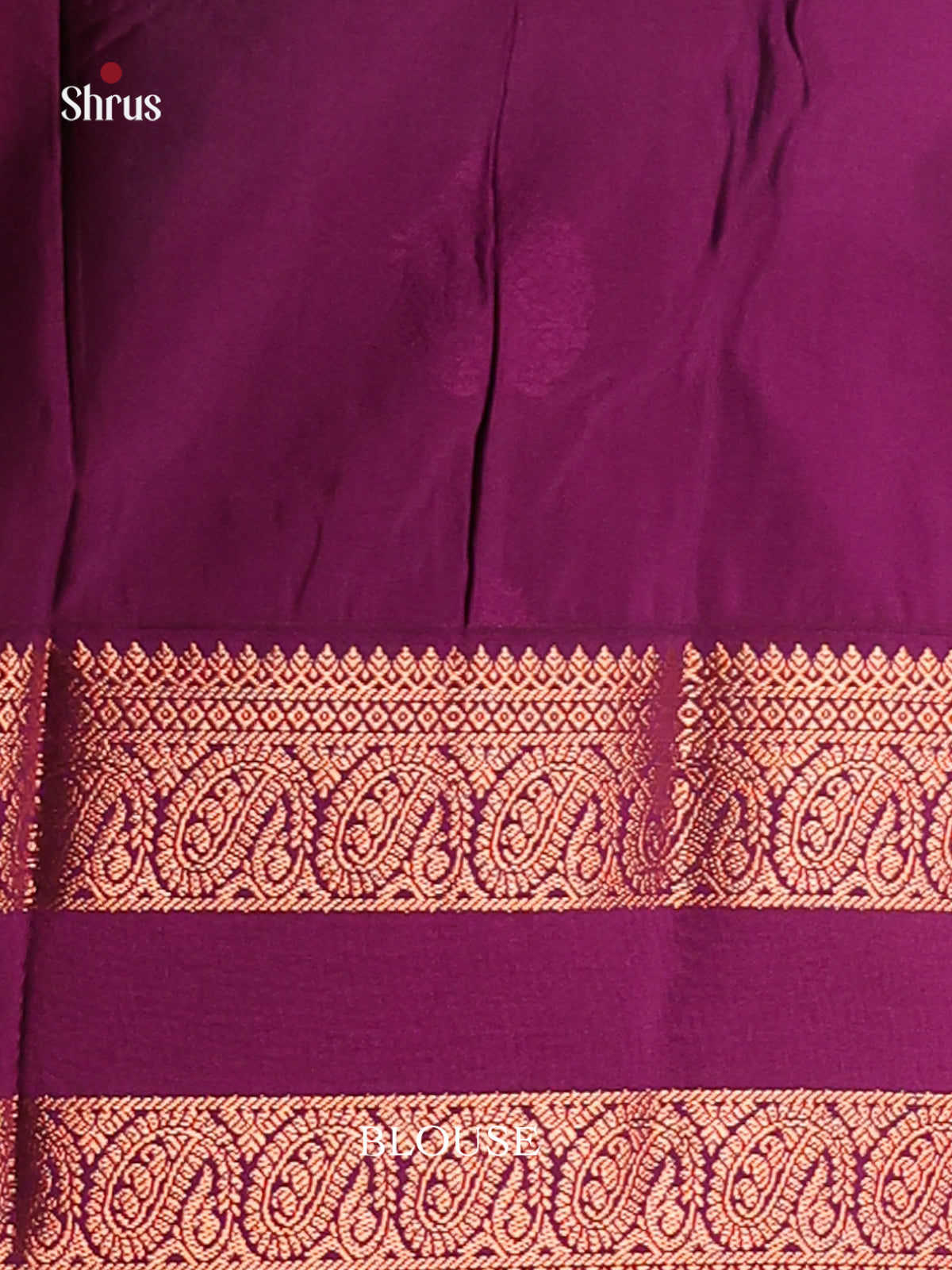 Red & Purple - Semi Kanchipuram Saree