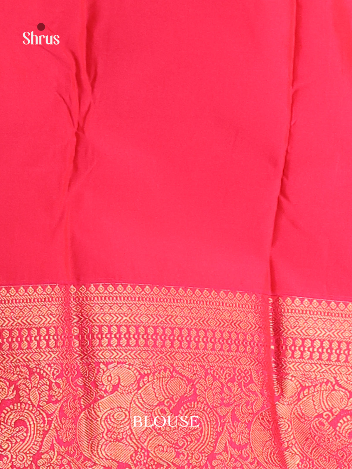 Yellow & Pink - Semi Kanchipuram Saree - Shop on Shrus.com