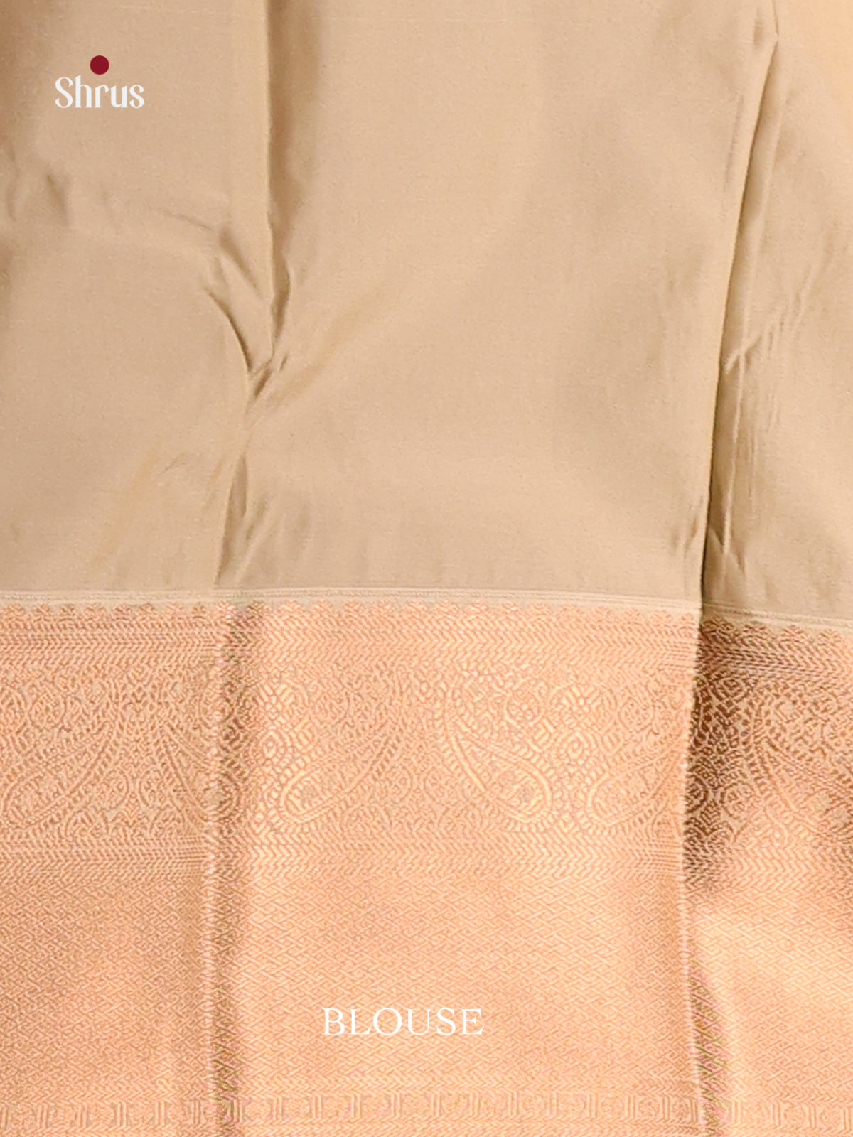Violet & Cream- Semi Kanchipuram Saree