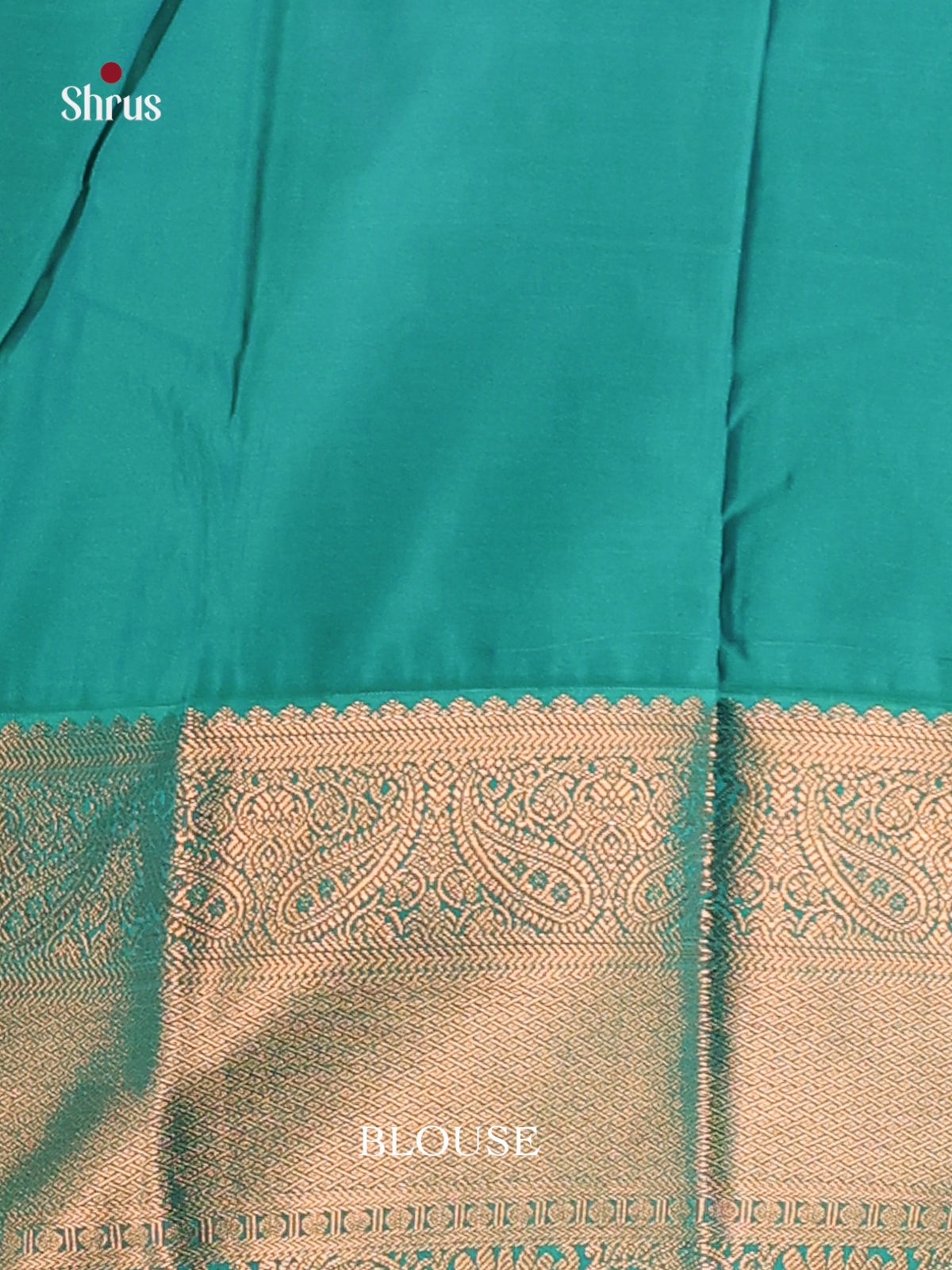 Violet & Green - Semi Kanchipuram Saree - Shop on Shrus.com