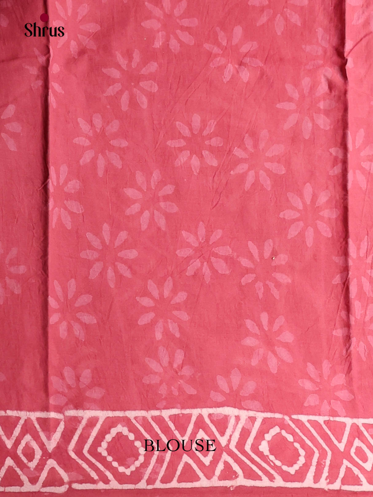 red - Jaipur cotton Saree - Shop on Shrus.com