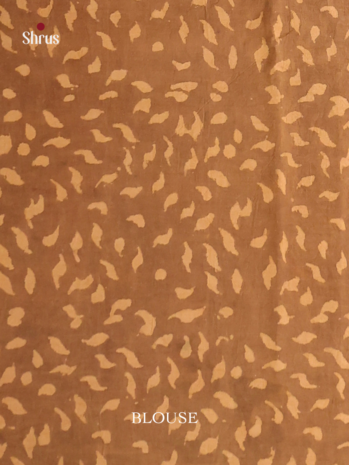 Brown - Jaipur cotton Saree