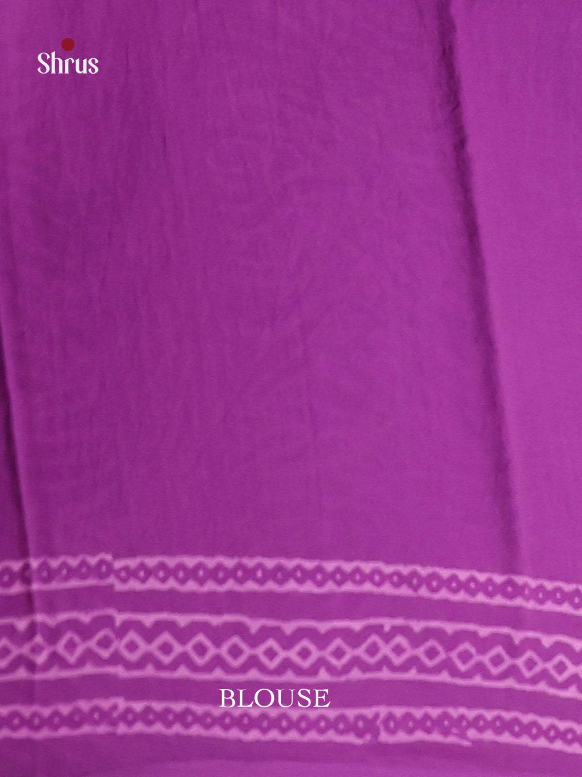 Purple - Jaipur cotton Saree - Shop on Shrus.com