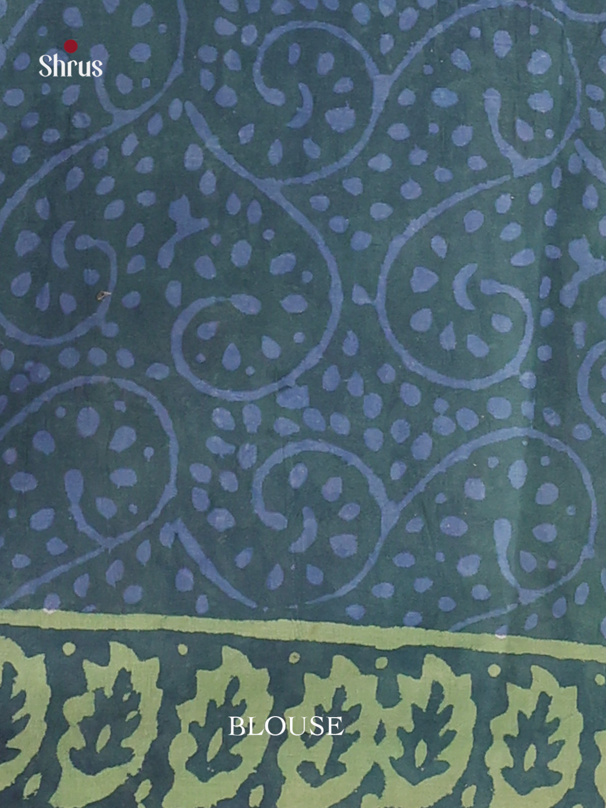 Green & Blue- Jaipur cotton Saree