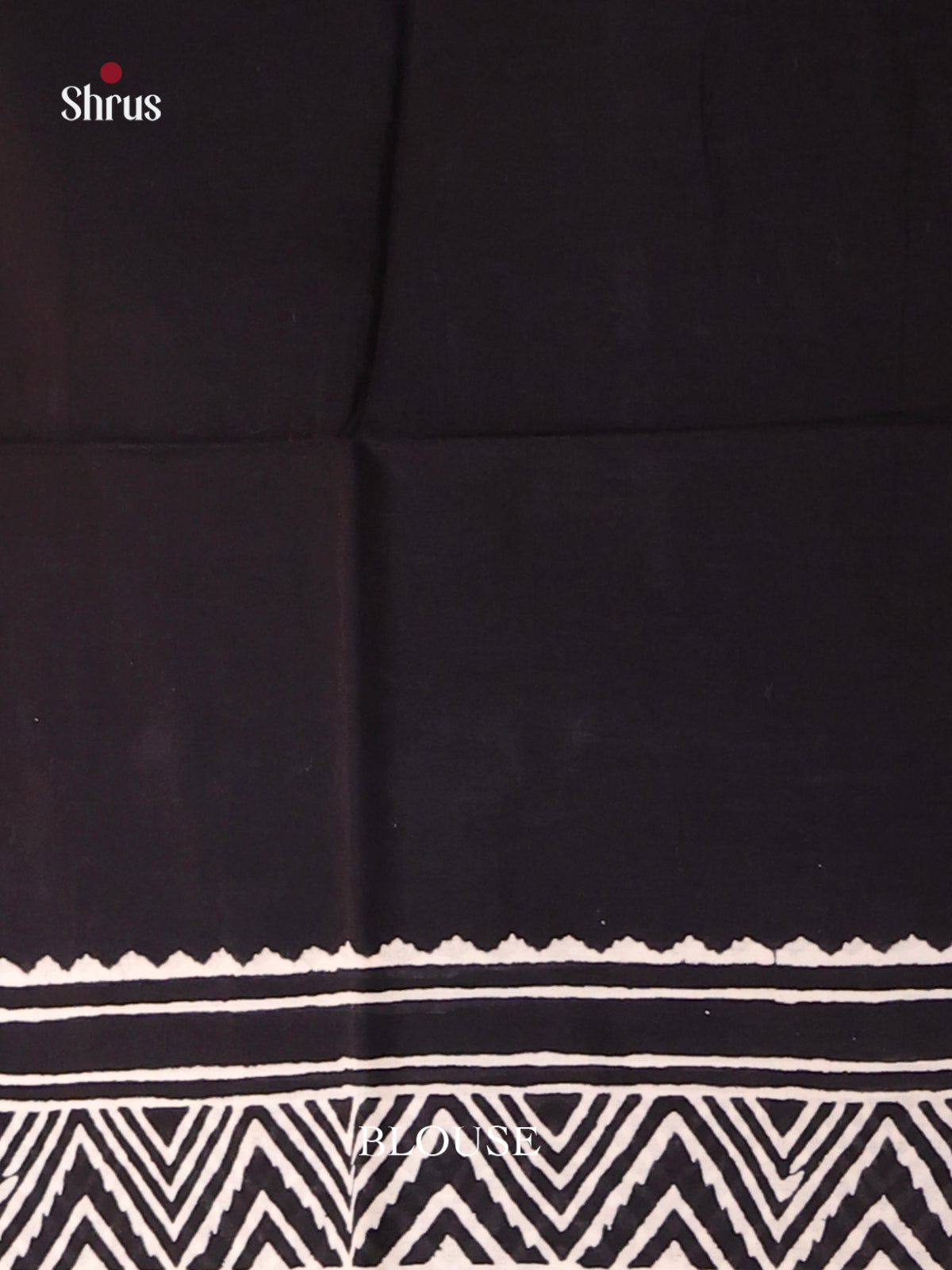 Black - Jaipur cotton Saree